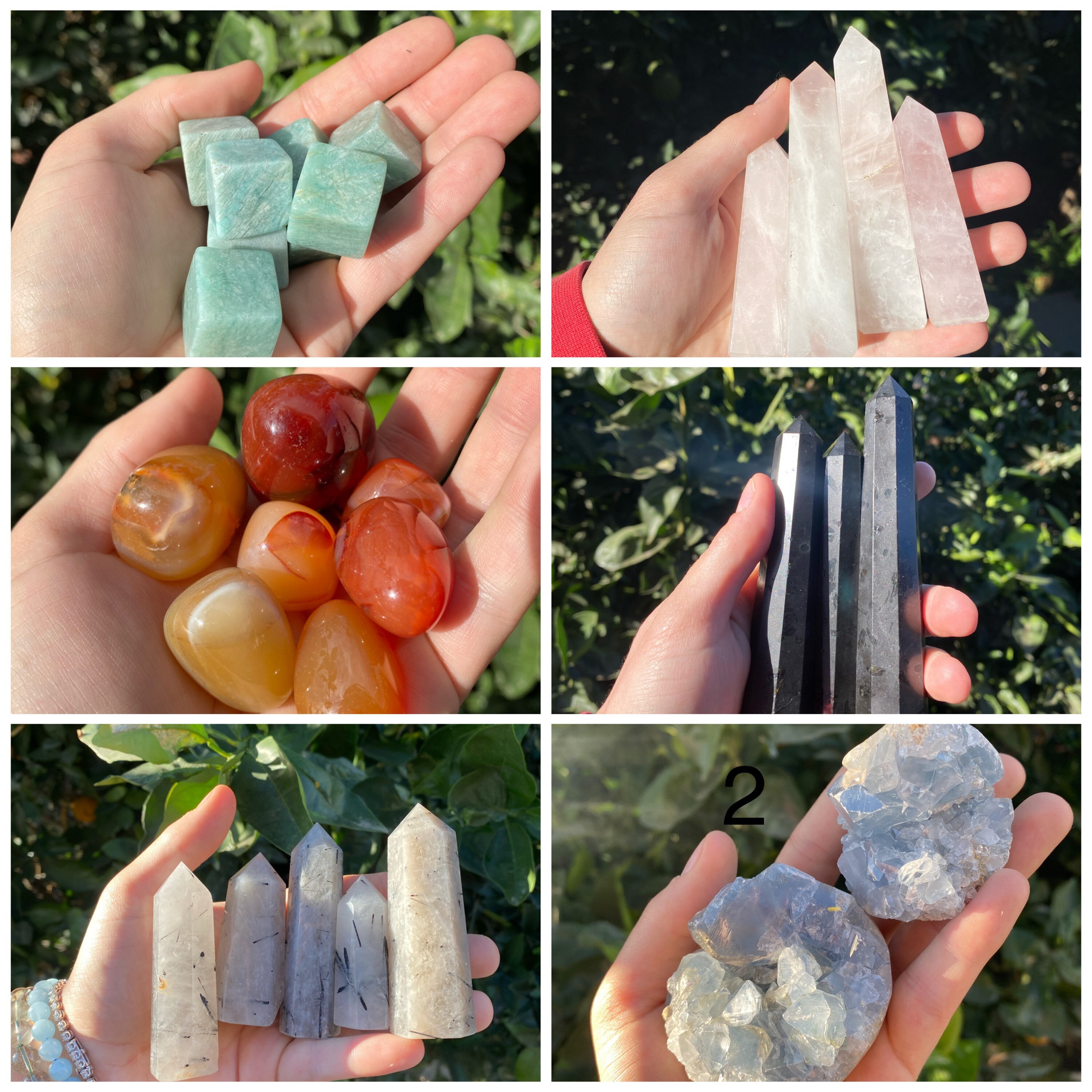 random crystal bag