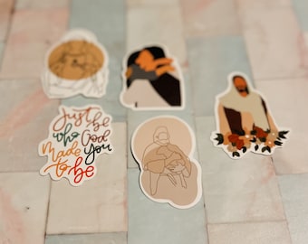 Jesus Stickers Grab Bag - 5 Pack