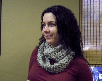 Crochet Infinity Scarf Infused with Reiki