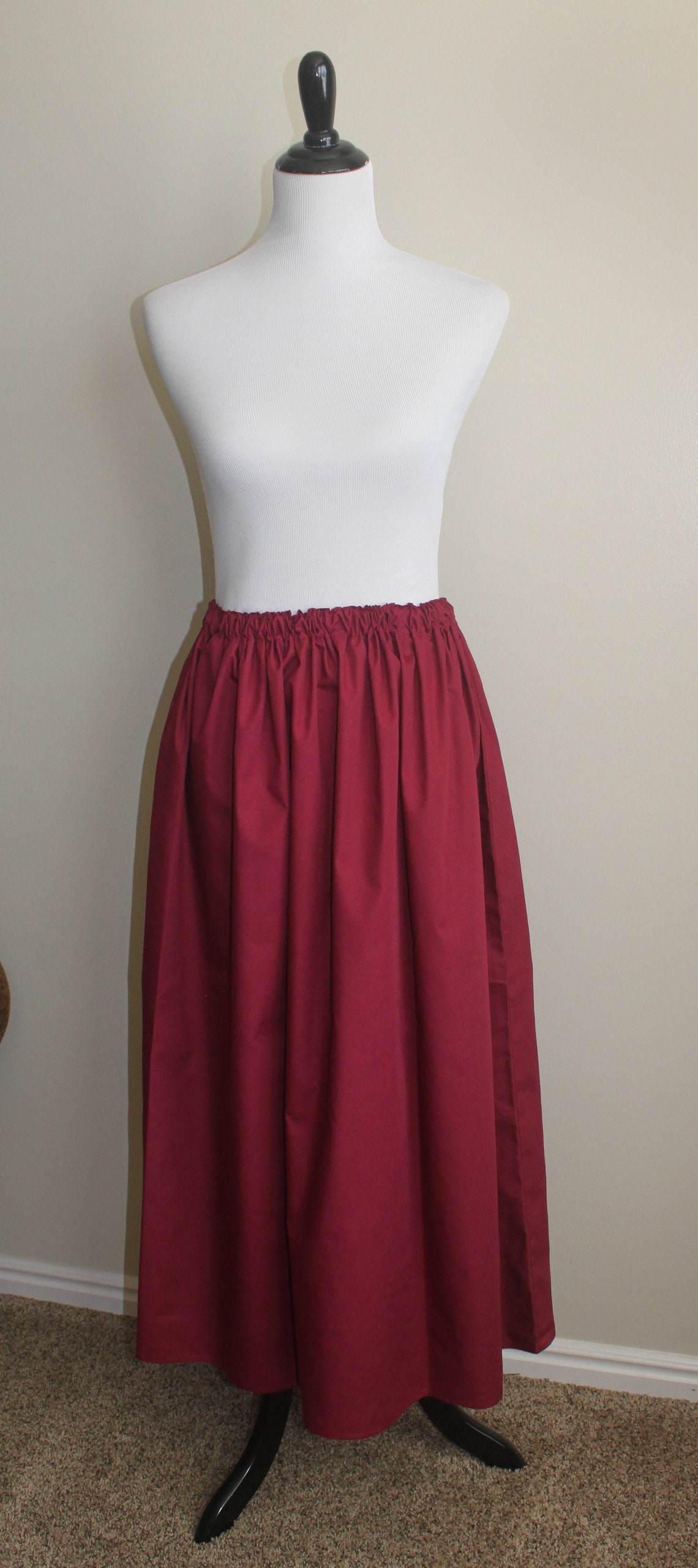 Pioneer Skirt Trek Skirt Pilgrim Skirt Pioneer Costume Etsy