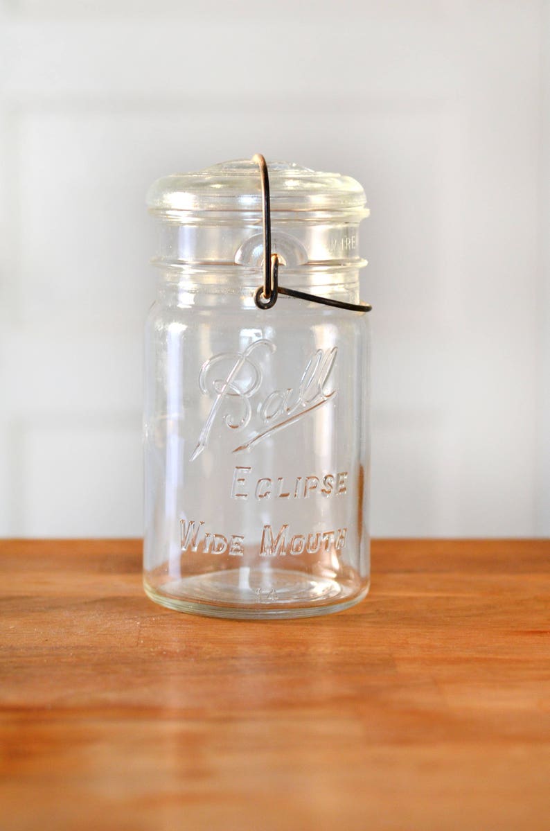 Vintage Masons Ball Eclipse Wide Mouth 14 Mason Jars Etsy