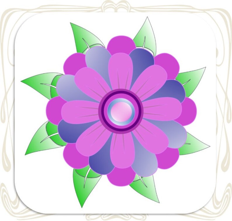 Download 3D SVG vector paper flowers template by vee paper daisy | Etsy