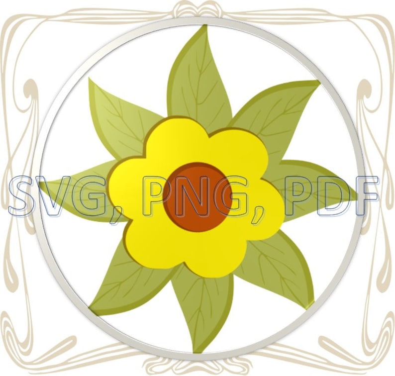 Download 3D sunflower svg dxf felt flower svg forever petals | Etsy