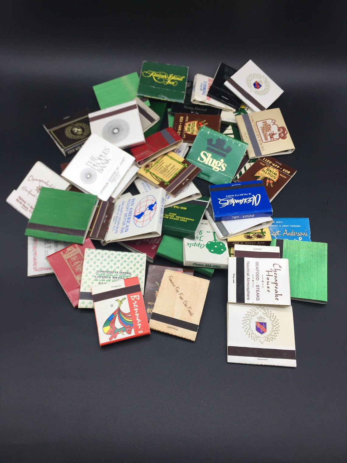 Vintage match book lot of 50 unused matches Etsy