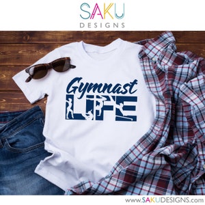 GIRLS GYMNAST LIFE-Gymnastics Shirt-Kids Gymnastics Shirt-Gymnast T-Shirt-Gymnastics Gift-Girls Gymnastics-Women Gymnastics-Coach Gift-Youth