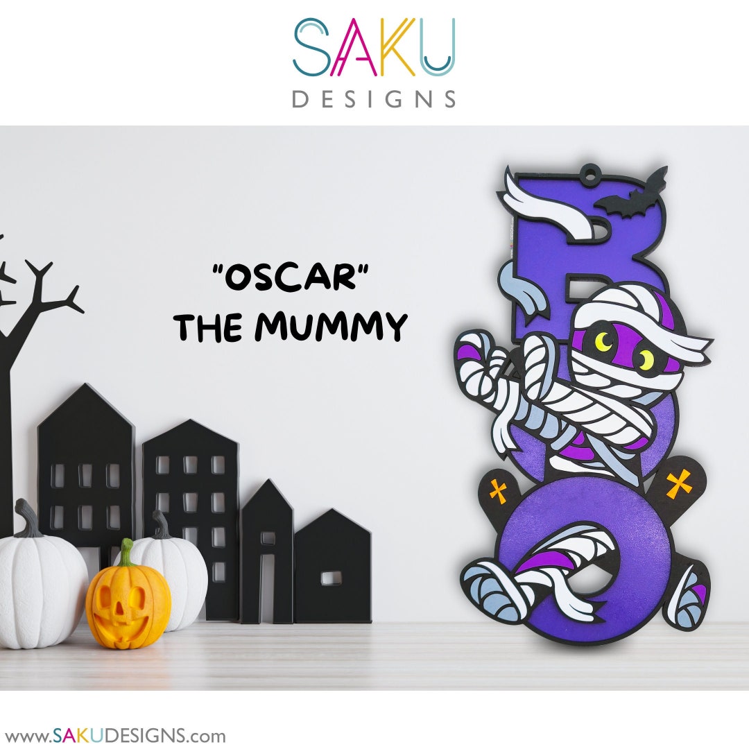Mummy Boo Mummy Halloween Boo Door Hanger-mummy Boo Sign-wall Hanging Sign-boo ...