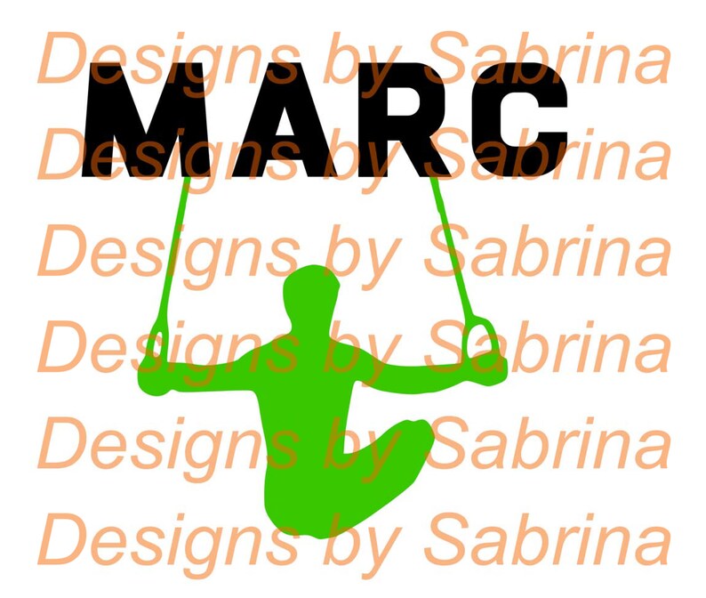 BOYS GYMNASTICS Decalgymnast Name Vinyl Decalgymnastgymnast Etsy