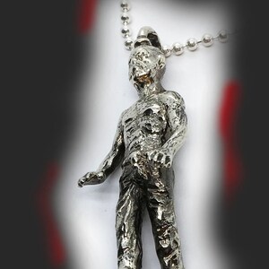 Halloween Zombie Sterling Silver Pendant