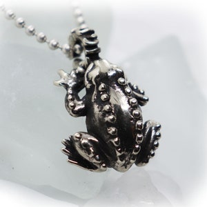 Frog Sterling Silver Pendant