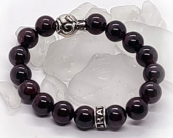 Silver Pomegranate Beads Bracelet