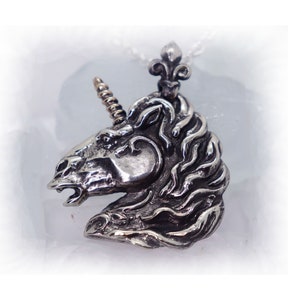 Einhorn Sterling Silber Anhänger