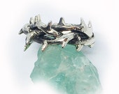 Crown of Thorns Silver Ring V1