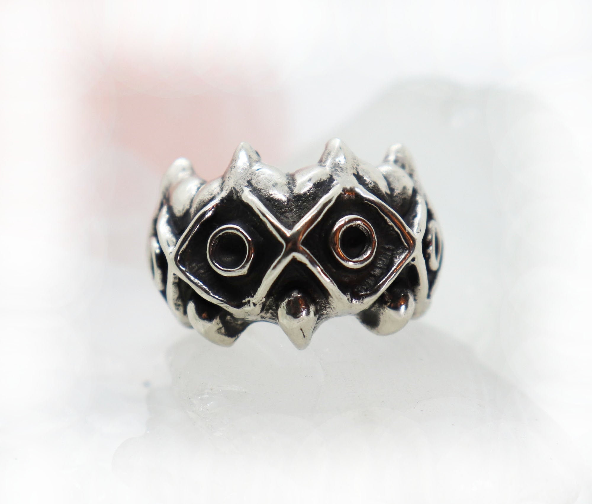 XOXO 3 Owls Sterling Silver Ring