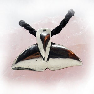 Whale Tail Sterling Silver Pendant