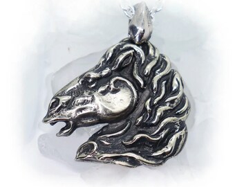 Horse Sterling Silver Pendant