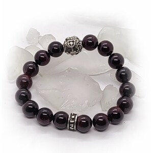 Armenian Court of Arms Garnet Beads Bracelet