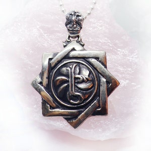Armenian Symbol of Eternity Silver Pendant
