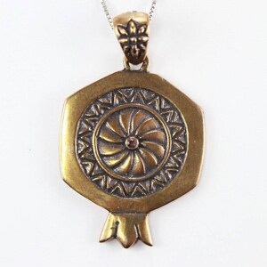 The Bronze Pomegranate Pendant V2