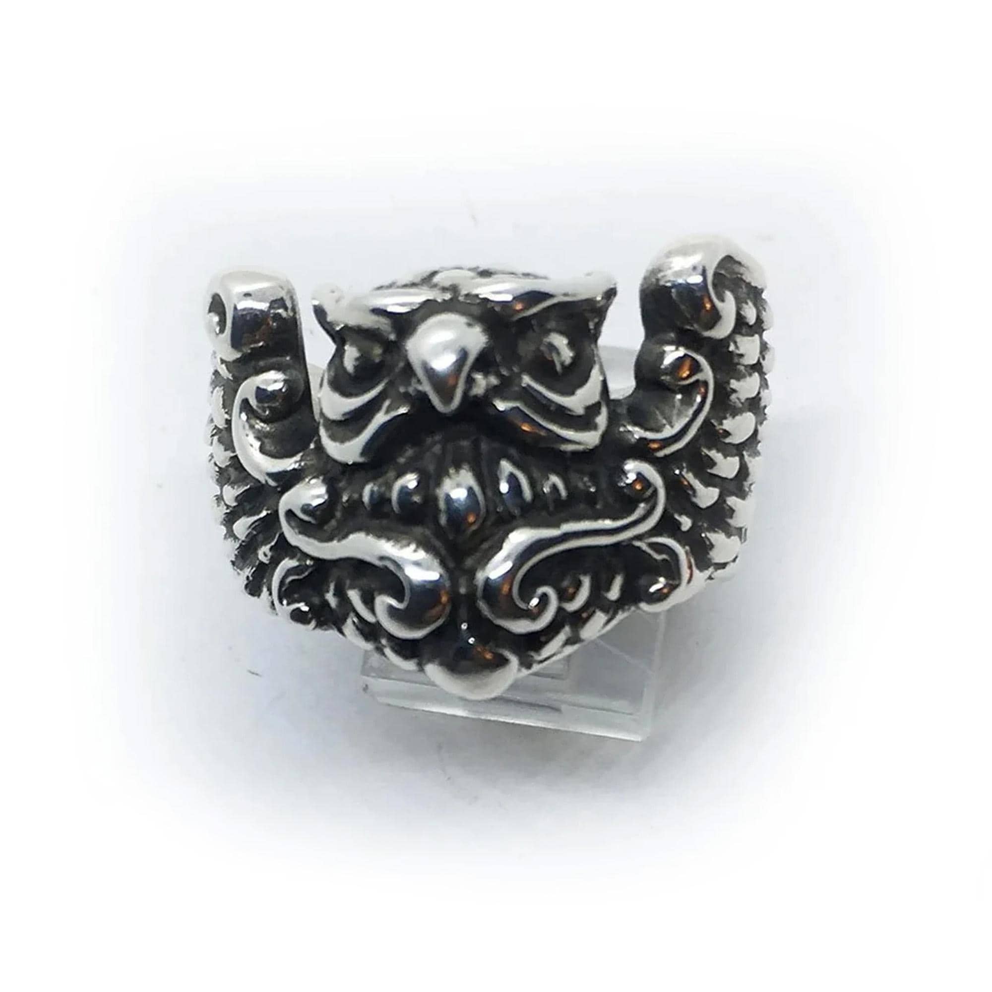 Owl Sterling Silver Ring