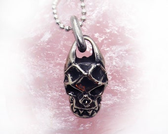 Skull Sterling Silver Pendant