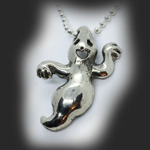 Big Ghost Sterling Silver Pendant