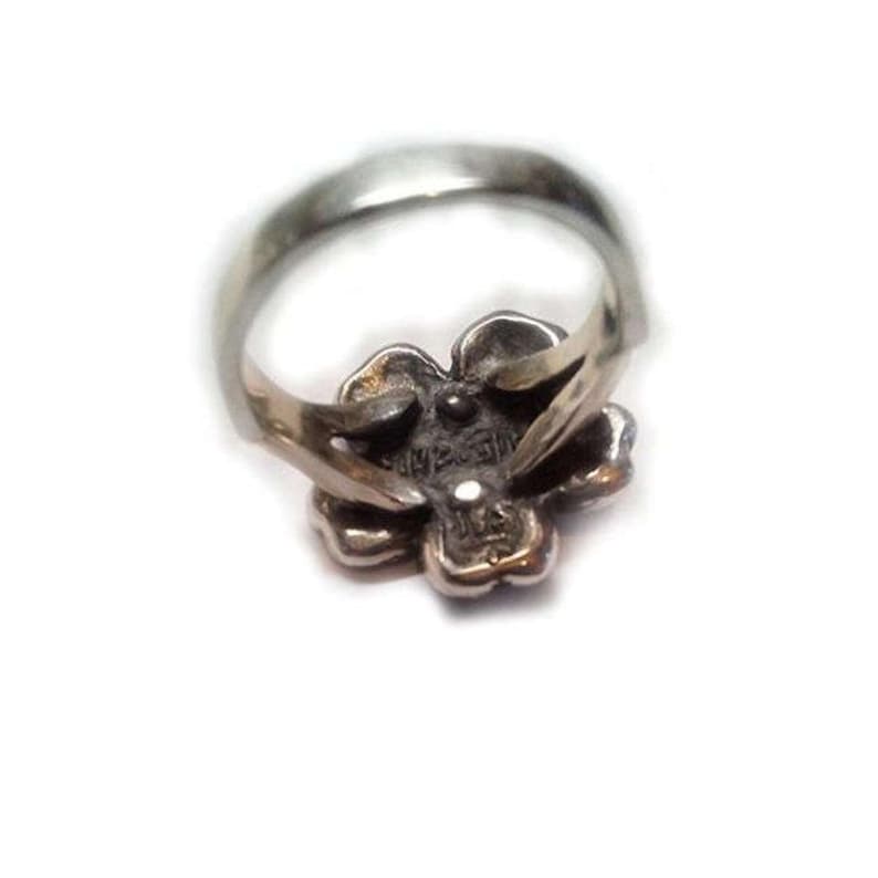 Anmoruk Flower Sterling Silver ring - Etsy