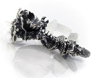 Dragon Sterling Silver Pipe