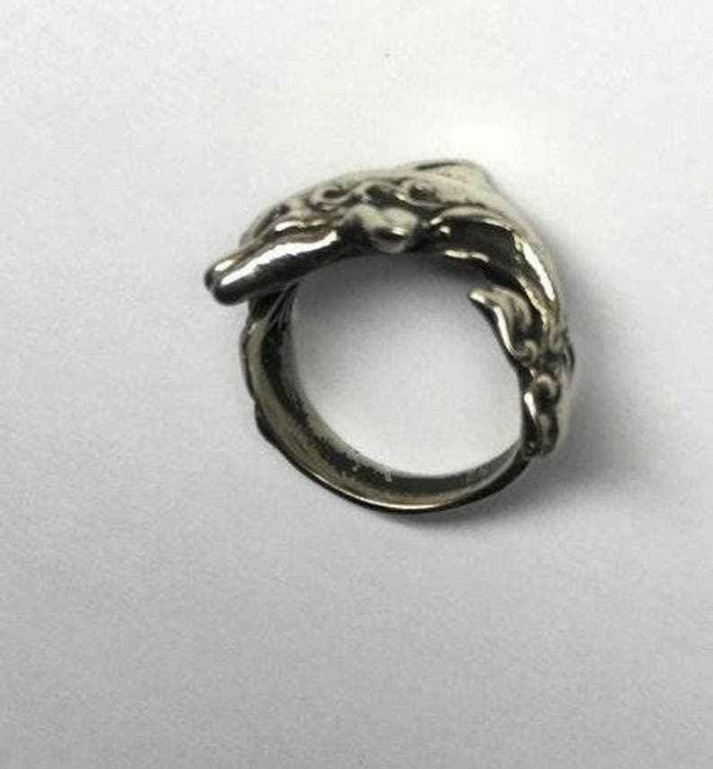 Dolphin\u00a0Sterling Silver Ring