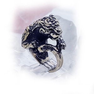 Tribal Jaguar Sterling Silver Ring
