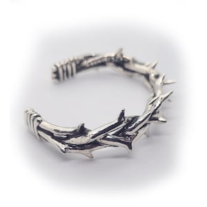 Thorns Crown Silver Bracelet