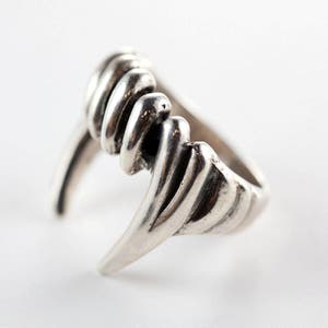 Monster Fang Sterling Silver Ring