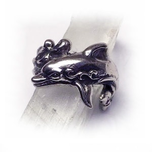 Dolphin Sterling Silver Ring