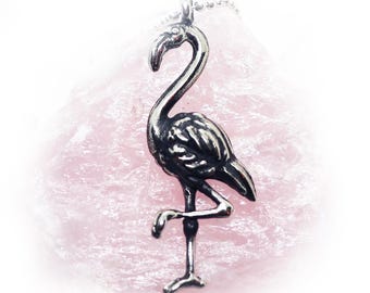 Flamingo Sterling Silver Pendant