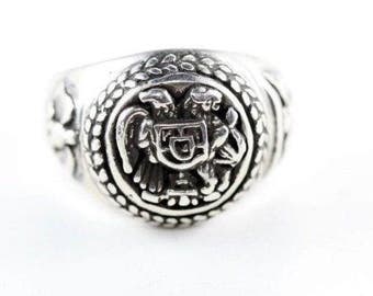 Armenian Coat of Arms Sterling Silver Ring