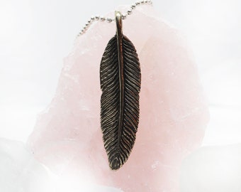 Feather Sterling Silver Pendant