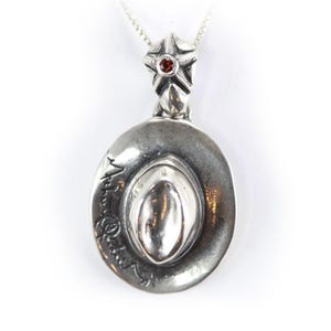 Michael Jackson Hat Sterling Silver Pendant