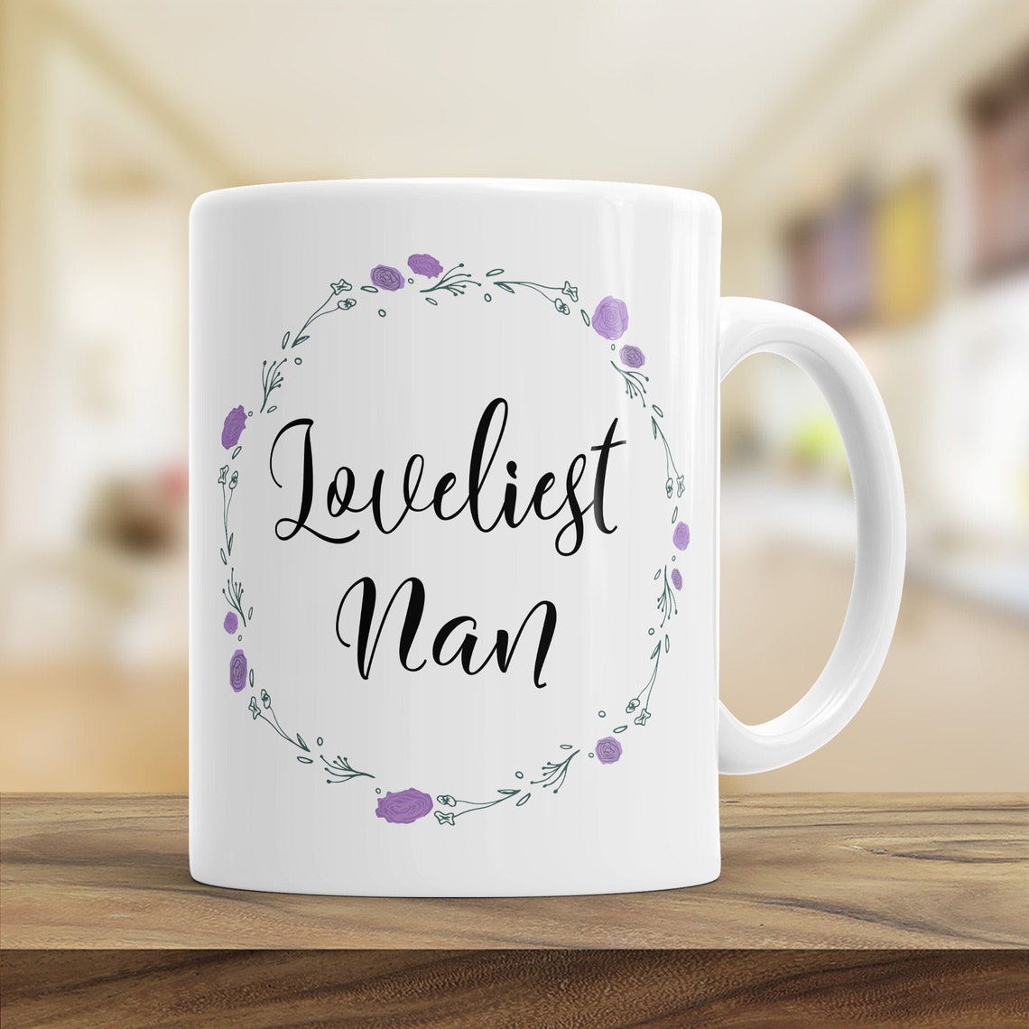 Personalised Gift for Nan Loveliest Nan Mothers Day Mug Tea Etsy