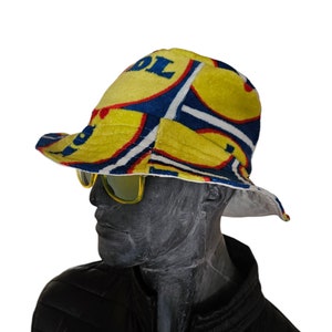 Bucket Hat Upcycling Lidl towel Lidl Fashion Fisherman's Hat Festival Fashion Teenager and Adult afbeelding 3