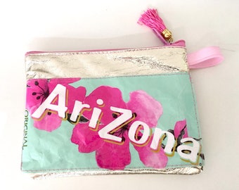 Pouch-makeup Bag-Upcyling-Arizona Green Tea