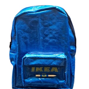 Rugzak Upcycling Ikea Frakta bag unisex Teenager and Adult zdjęcie 5