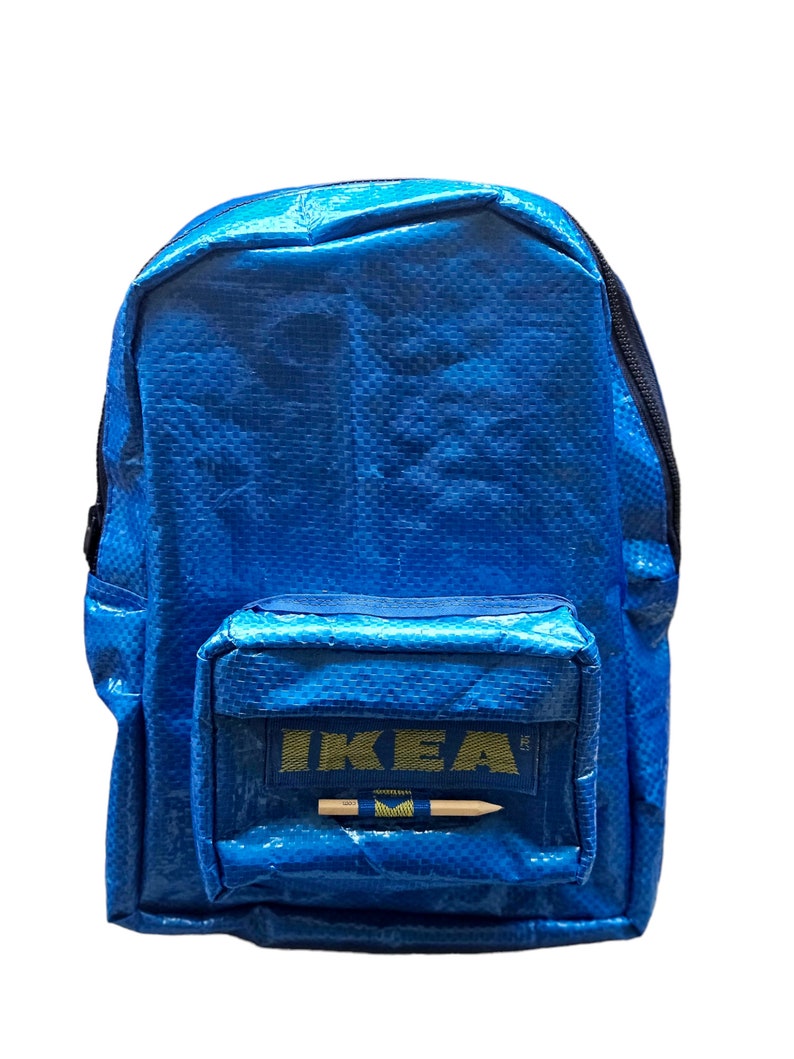 Rugzak Upcycling Ikea Frakta bag unisex Teenager and Adult zdjęcie 5