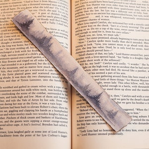 OOAK Hand Painted Watercolor Bookmark | Rustic Vintage Style Bookmark | One of a Kind