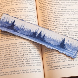 OOAK Hand Painted Watercolor Bookmark | Rustic Vintage Style Bookmark | One of a Kind