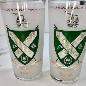 1970 Kentucky Derby Churchill Downs Mint Julep Glass (2)