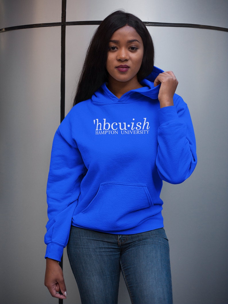 Hampton University Hoodie HBCUish HBCU ish Custom Colors Etsy