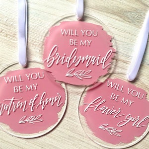 Bridesmaid Proposal Ornament - Will You Be My Bridesmaid Ornament, Maid of Honor Proposal, Bridesmaid Proposal Idea, Bridesmaid Gift