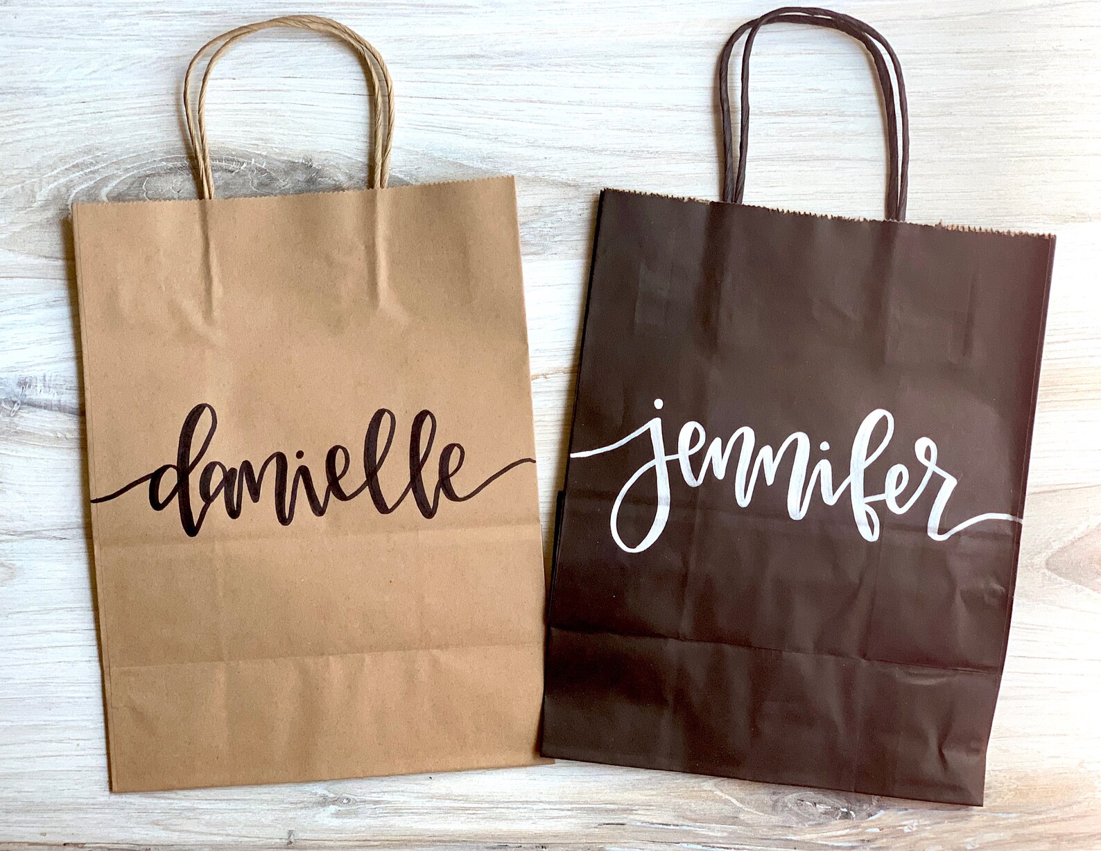 Personalized Gift Bags Names on Gift Bag Wedding Gift Bag Etsy