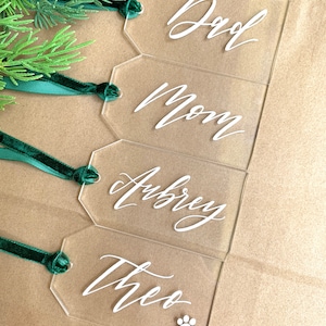 Stocking Christmas Stocking Name Tags Christmas Stocking Name Tags