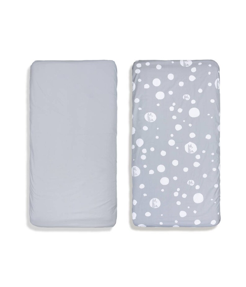 grey cot bed fitted sheet