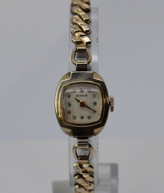 Vintage BENRUS Gold Filled Ladies Wristwatch Etsy Canada